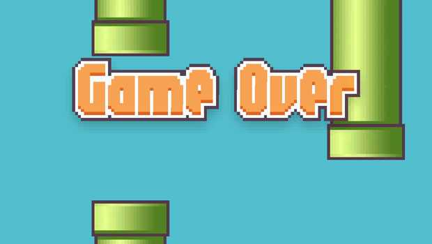 Flappy Bird Game Over