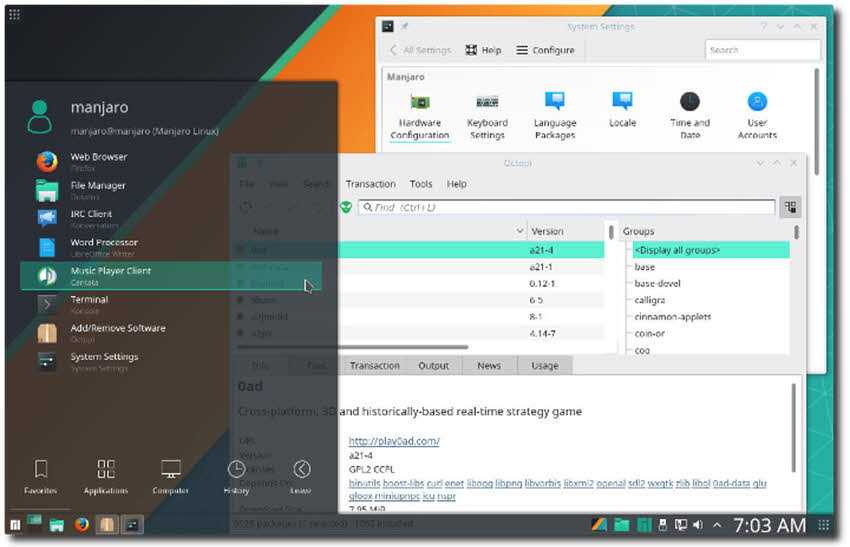 Manjaro Linux 17.0 Gellivara