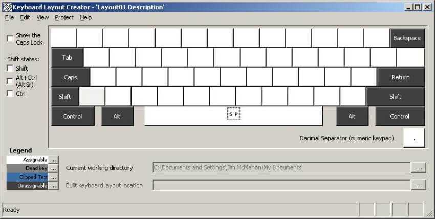 Microsoft Keyboard Layout Creator