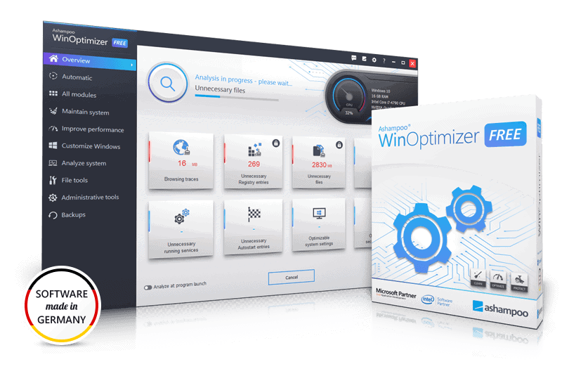 Ashampoo WinOptimizer FREE