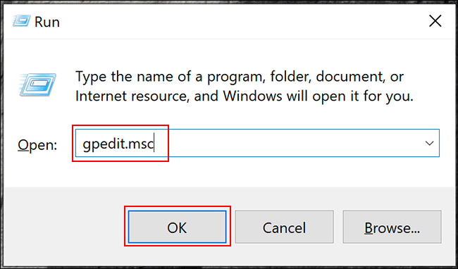 run,εκτέλεση,Windows 10