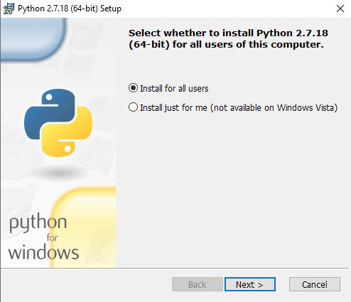 python 27 install 1