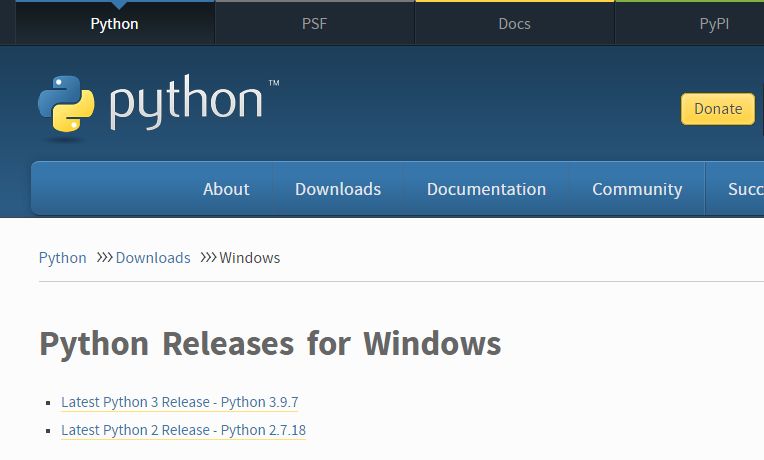 python download