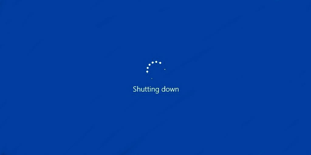 windows 10 shutdown