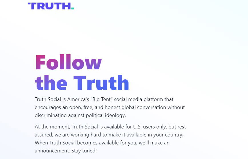 truth social 1