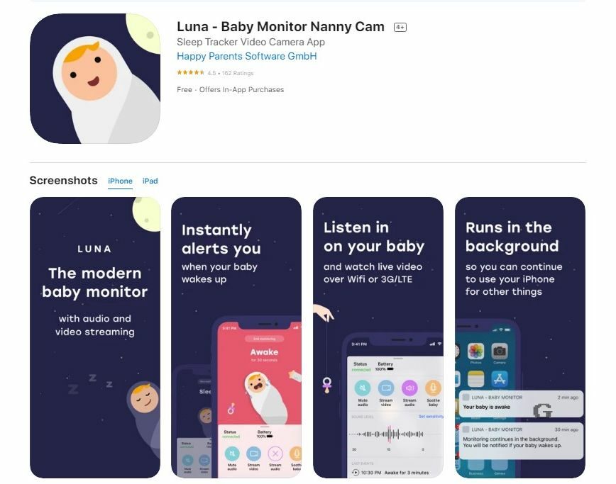 luna baby monitor