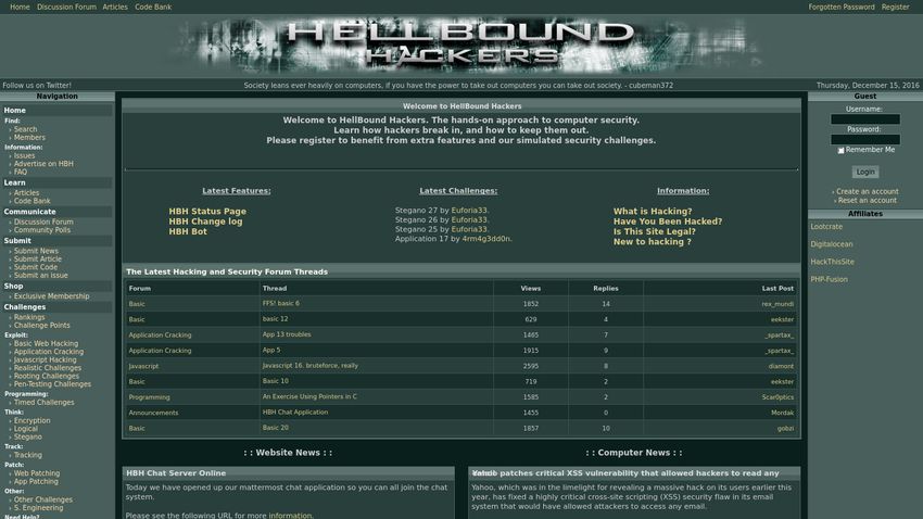 hellbound hackers org