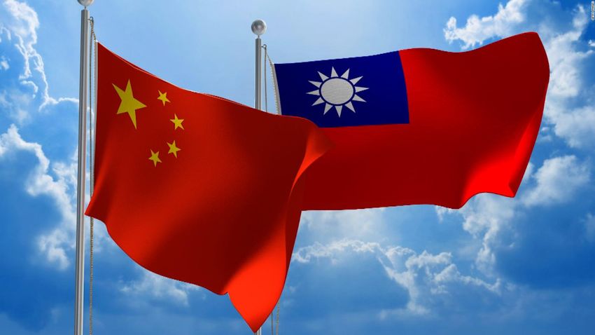 china taiwan flags