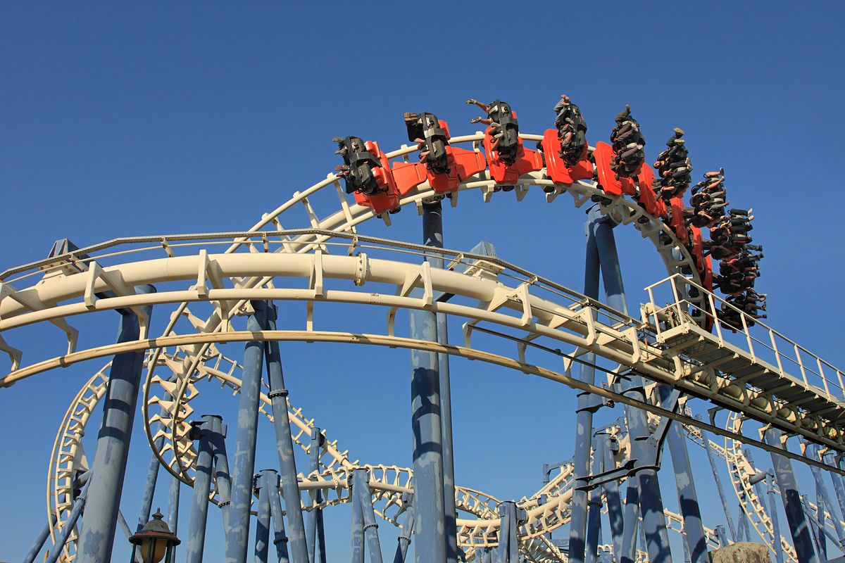 luna park roller train