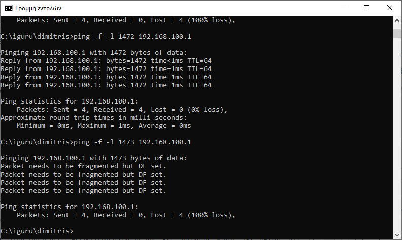 ping packets