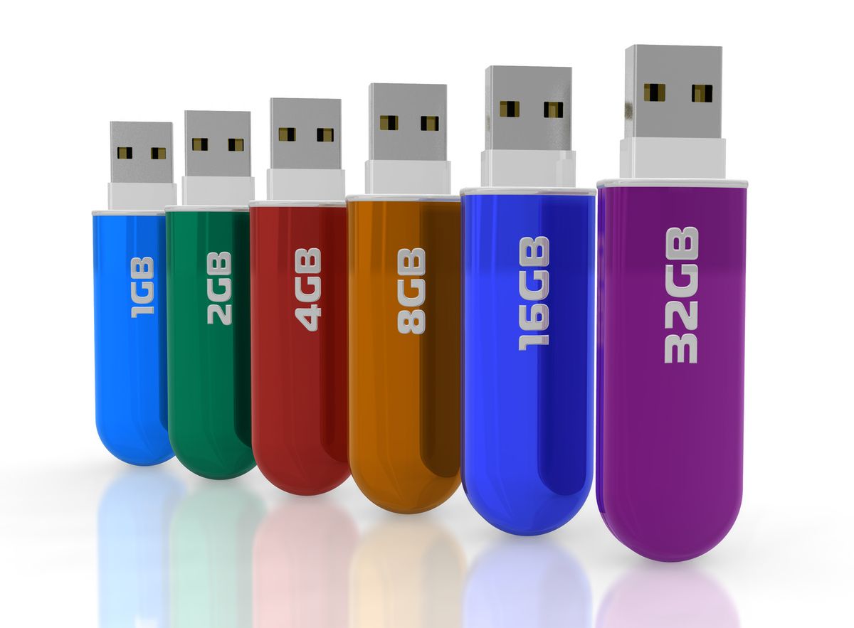 usb flash size gb