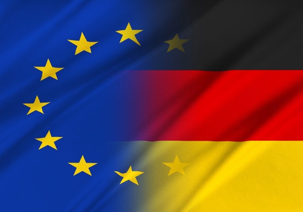 eu germany flags