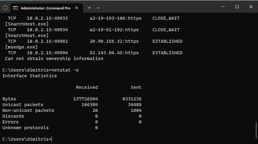 netstat 5