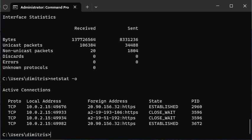 netstat 6