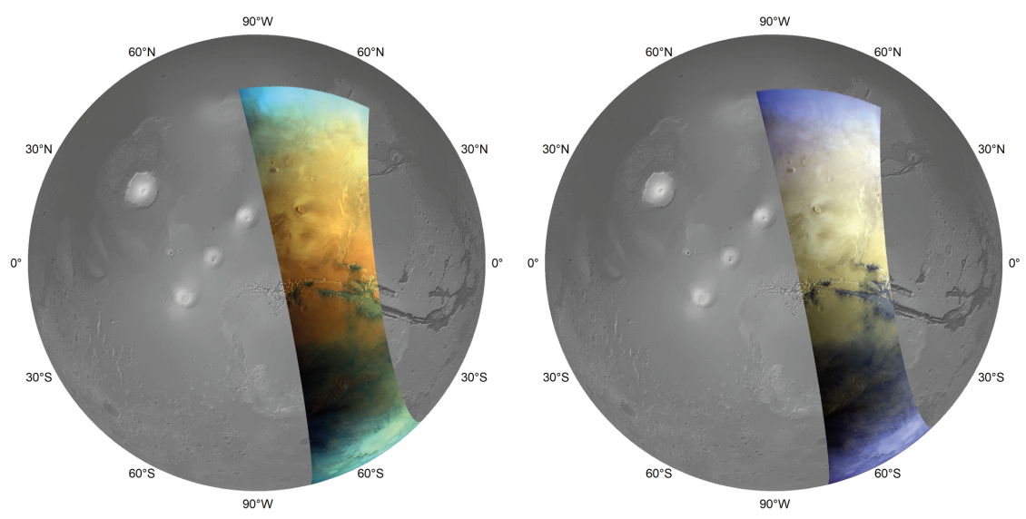 building a mosaic of mars pillars