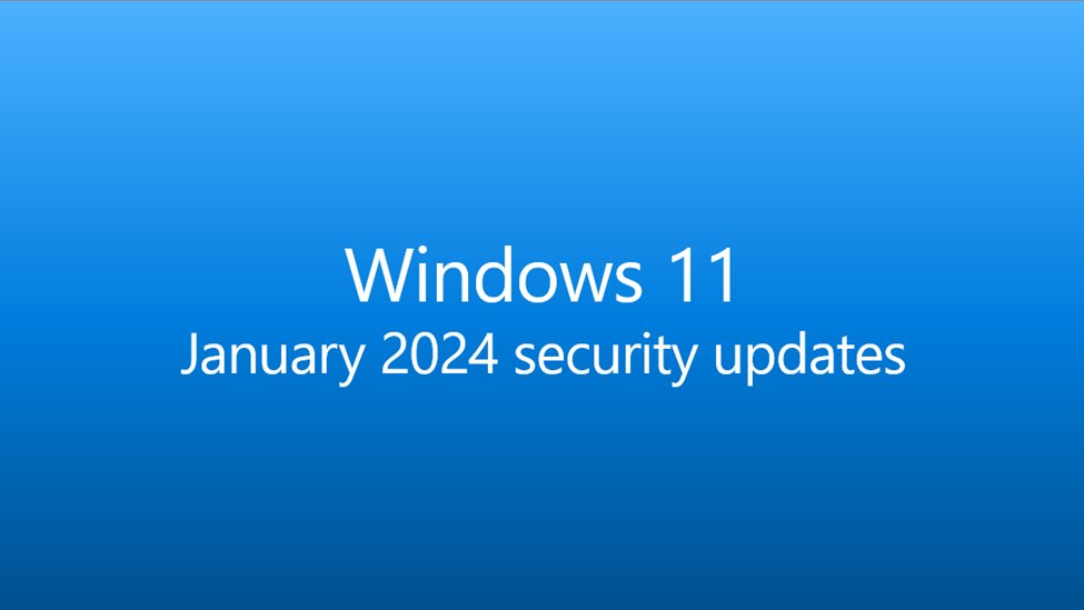 windows 11 january 2024 update